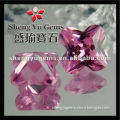 pink zircon gemstone in flower cut / lily gems CZFL00025
